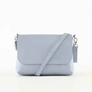 Stylish Blue Ladies Leather Handbag