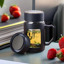 Transparent 500 ML Glass Coffee Mug