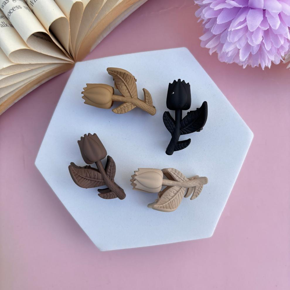 Lotus small hair claw clip -pack of 2