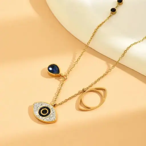 daily wear Evil eye neckleace
