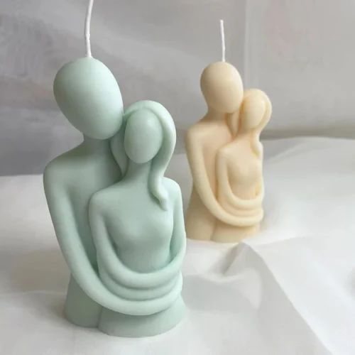 3D Couple Hug Candle Handmade Epoxy Resin Mould 1piece